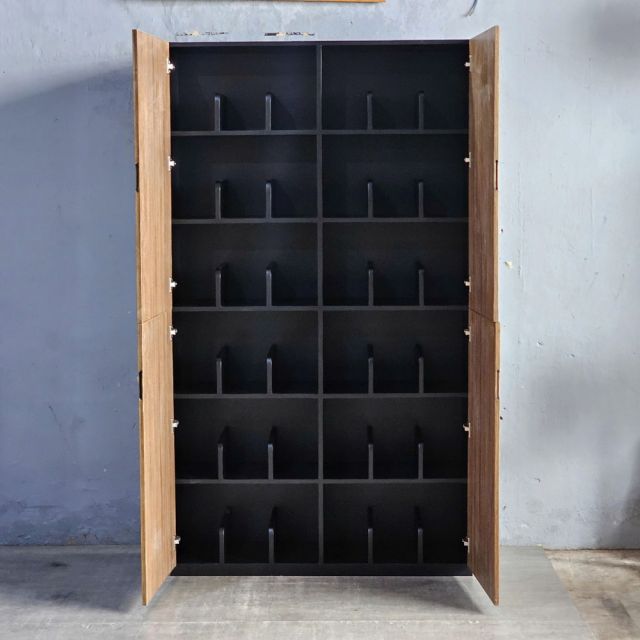 Tủ lưu trữ 120x40x21cm gỗ cao su cửa gỗ plywood KTB68236