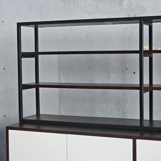 Tủ trang trí 165x40x165cm gỗ cao su KTB68234
