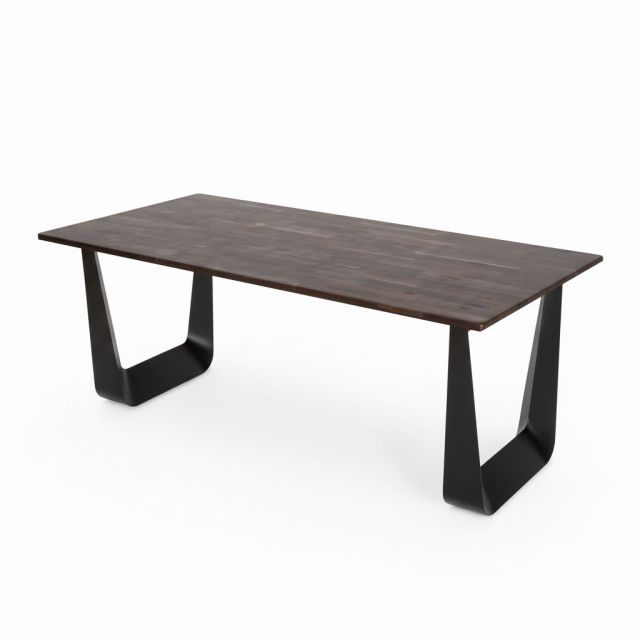 Bàn giám đốc 180x80cm mặt gỗ tràm chân sắt BGD68080 Bàn giám đốc 180x80cm mặt gỗ tràm chân sắt BGD68080