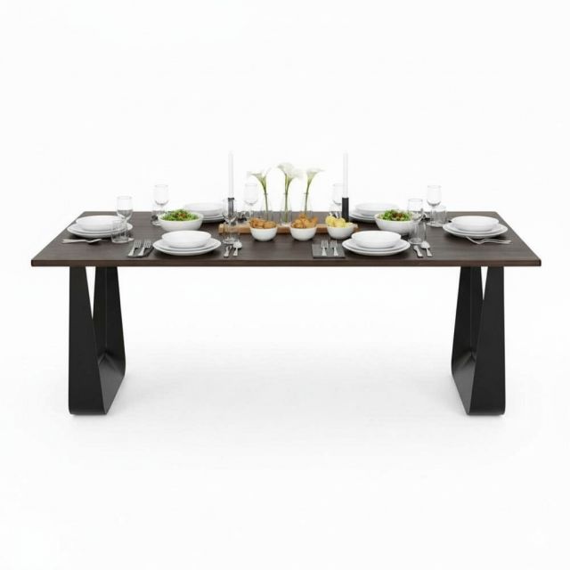 Bàn ăn chữ nhật 180x80cm gỗ tràm BA68289 Bàn ăn chữ nhật 180x80cm gỗ tràm BA68289