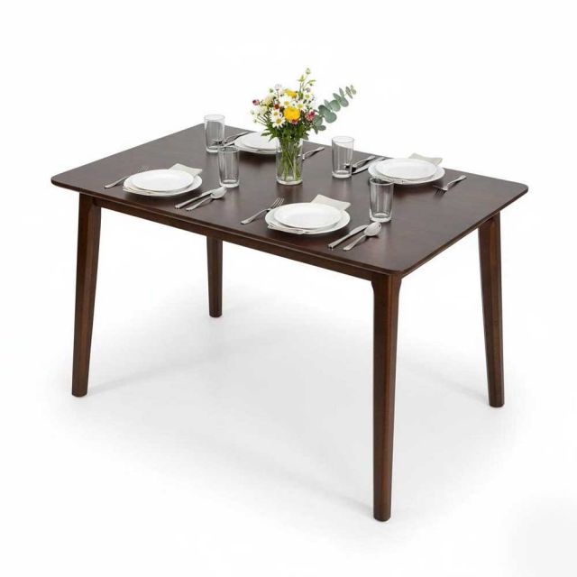 Bàn ăn Ashley 120x80cm gỗ cao su BA68288