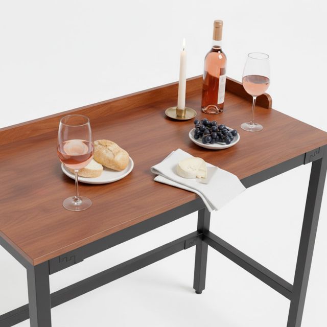 Bàn bar lắp ráp 120x60cm gỗ cao su BB044 Bàn bar lắp ráp 120x60cm gỗ cao su BB044