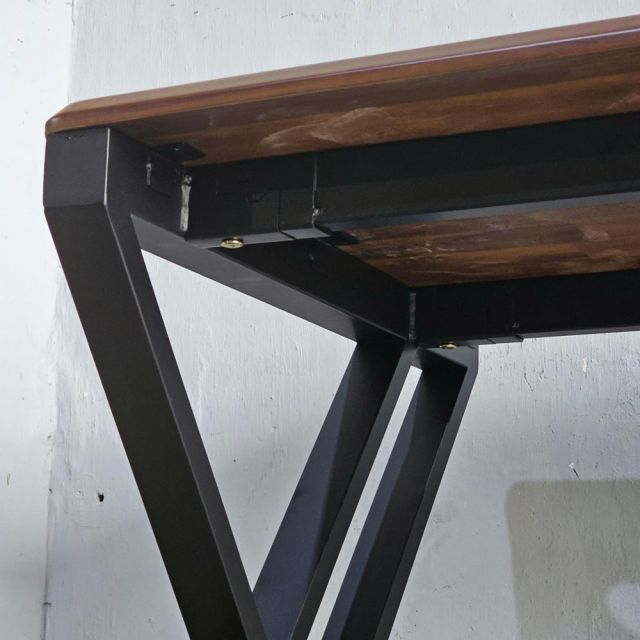 Bàn làm việc 160x70cm gỗ tràm chân chữ X GD68109