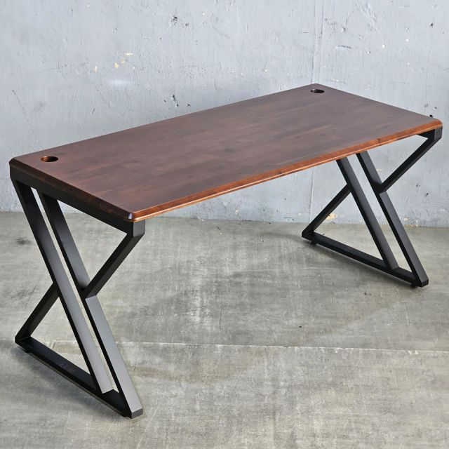 Bàn làm việc 160x70cm gỗ tràm chân chữ X GD68109