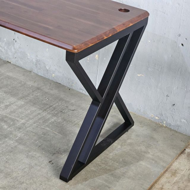 Bàn làm việc 160x70cm gỗ tràm chân chữ X GD68109