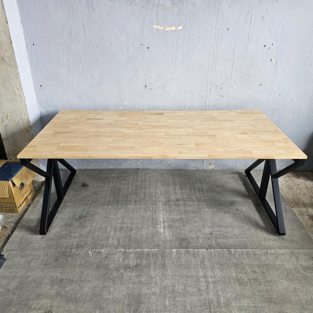 Bàn họp 200x100cm gỗ cao su KConcept HBKC056