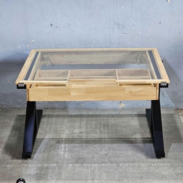 Bàn vẽ Kiến Trúc 130x100cm gỗ cao su chân chữ Z lắp ráp DD68010