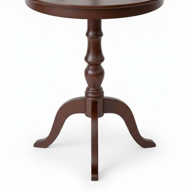 Bàn cafe tròn chân gỗ tiện Rustic CFD68215