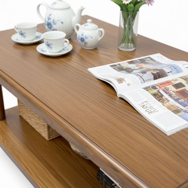 Bàn sofa chữ nhật INDOCHI gỗ tần bì TT68258