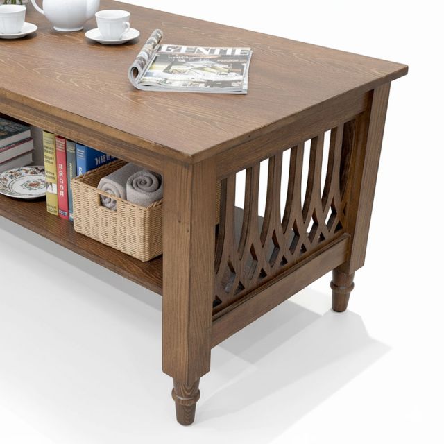 Bàn sofa chữ nhật 120x60cm gỗ tần bì TT68351