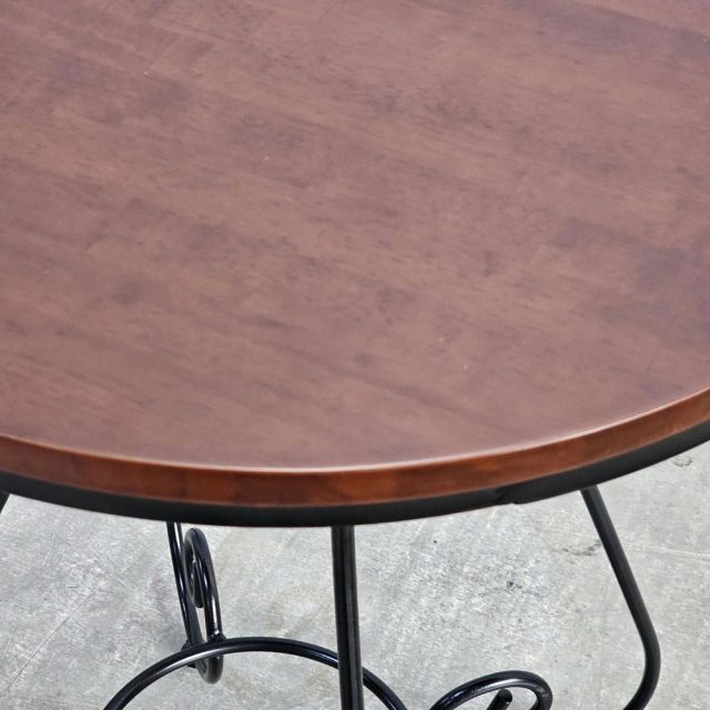 Bàn cafe tròn 60x60x75cm gỗ cao su CFD68285