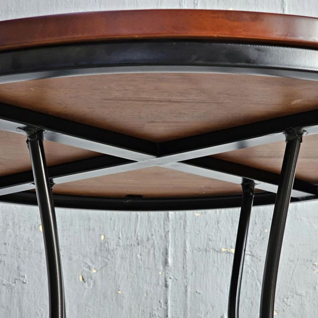 Bàn cafe tròn 60x60x75cm gỗ cao su CFD68285