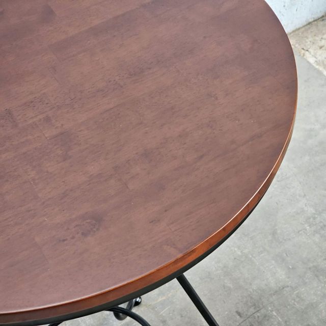 Bàn cafe tròn 60x60x75cm gỗ cao su CFD68285