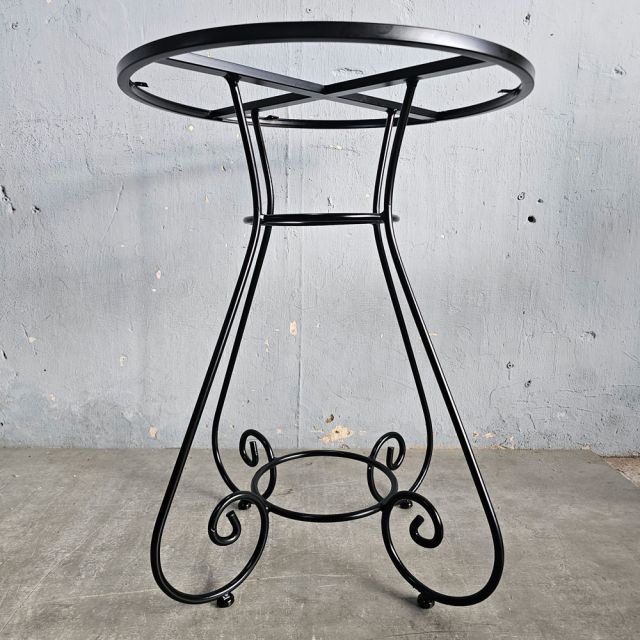 Chân sắt cho cafe 60x60cm uốn cong nghệ thuật CHBCF054 Chân sắt cho cafe 60x60cm uốn cong nghệ thuật CHBCF054