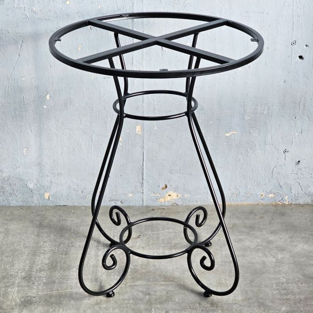 Chân sắt cho cafe 60x60cm uốn cong nghệ thuật CHBCF054 Chân sắt cho cafe 60x60cm uốn cong nghệ thuật CHBCF054