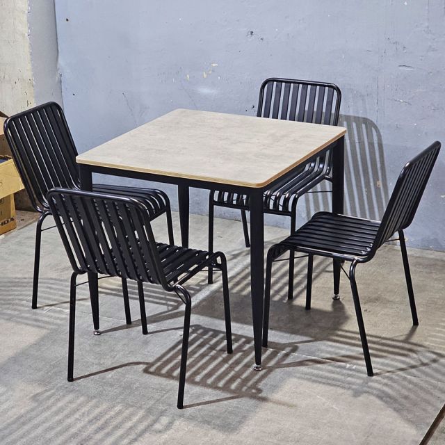 Combo bàn ghế cafe ngoài trời CBCF348 Combo bàn ghế cafe ngoài trời CBCF348