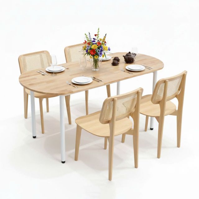 Combo bộ bàn ghế ăn cho 4 người BBA224