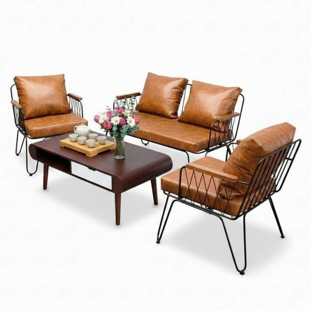 Combo bàn sofa bo cong và ghế sofa Fi12 CBSF68072 Combo bàn sofa bo cong và ghế sofa Fi12 CBSF68072