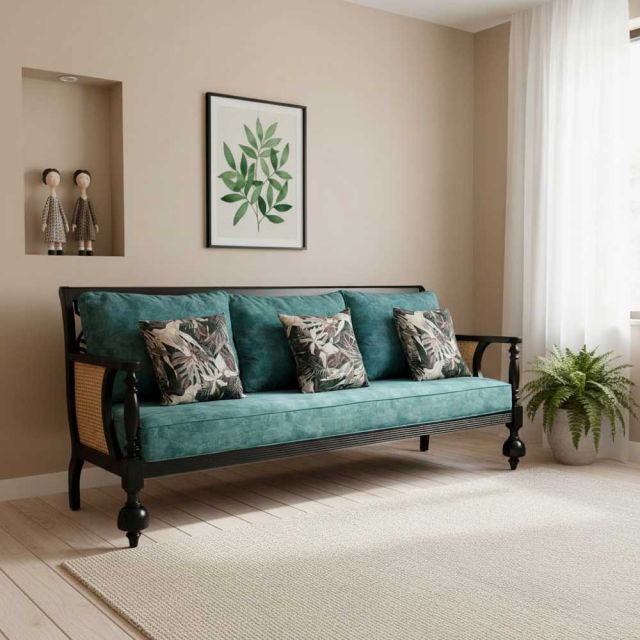 Ghế sofa băng Hemingway bọc nệm gỗ tần bì SFB68093 Ghế sofa băng Hemingway bọc nệm gỗ tần bì SFB68093