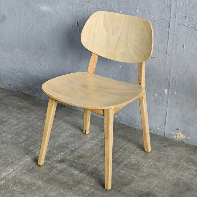 Ghế PLC mặt plywood gỗ cao su GA68041