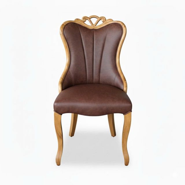 Ghế Nova bọc da Si gỗ Ash GSK055