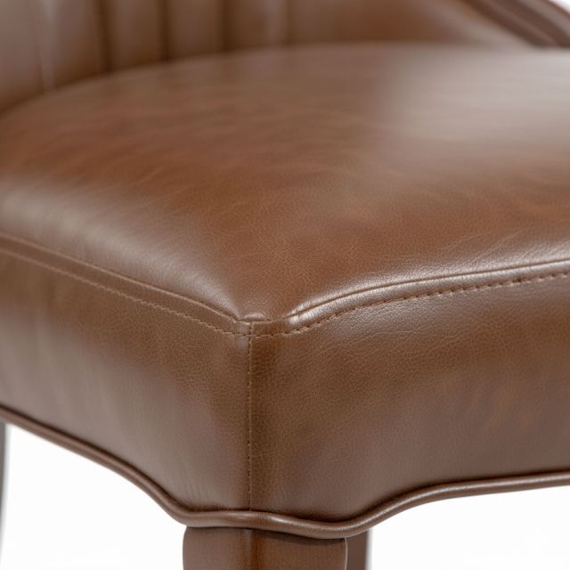 Ghế Nova bọc da Si gỗ Ash GSK055 Ghế Nova bọc da Si gỗ Ash GSK055