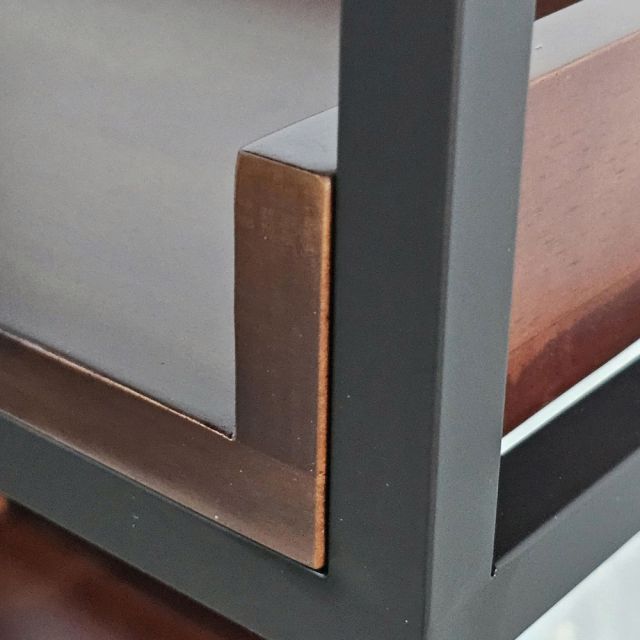 Kệ nhà bếp di động 50x30x120cm gỗ cao su KB68077