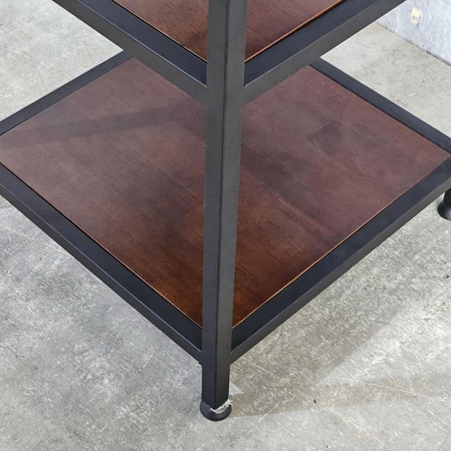 Kệ bếp 3 tầng 40x40x75cm gỗ cao su KB68078