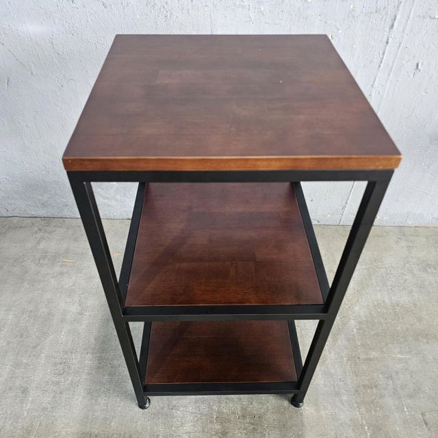 Kệ bếp 3 tầng 40x40x75cm gỗ cao su KB68078