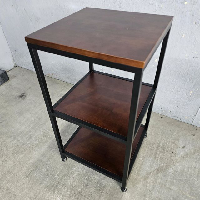 Kệ bếp 3 tầng 40x40x75cm gỗ cao su KB68078