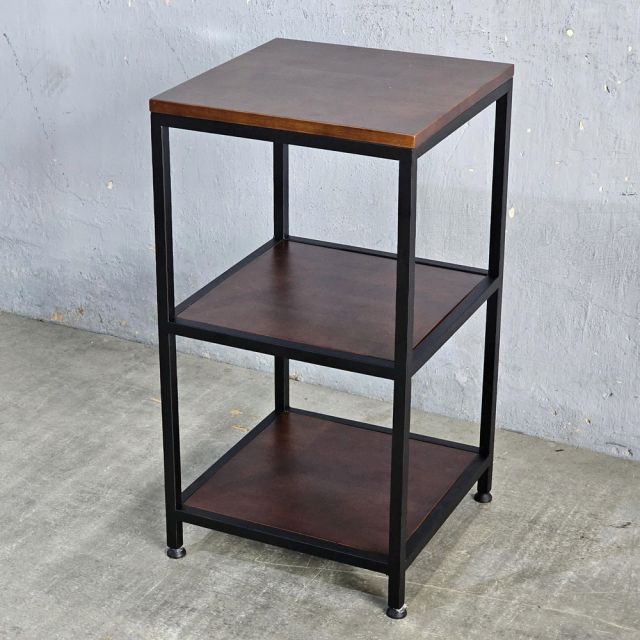 Kệ bếp 3 tầng 40x40x75cm gỗ cao su KB68078