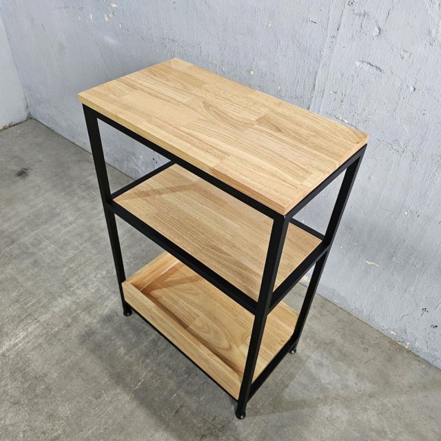 Kệ để CPU 3 tầng 30x54x80cm gỗ cao su KCPU68026