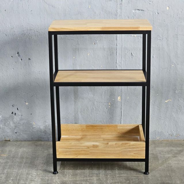 Kệ để CPU 3 tầng 30x54x80cm gỗ cao su KCPU68026