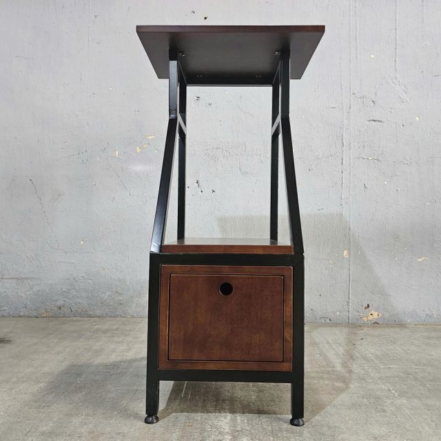 Kệ để máy tính có ngăn kéo 32.5x48x93cm gỗ cao su KCPU68028