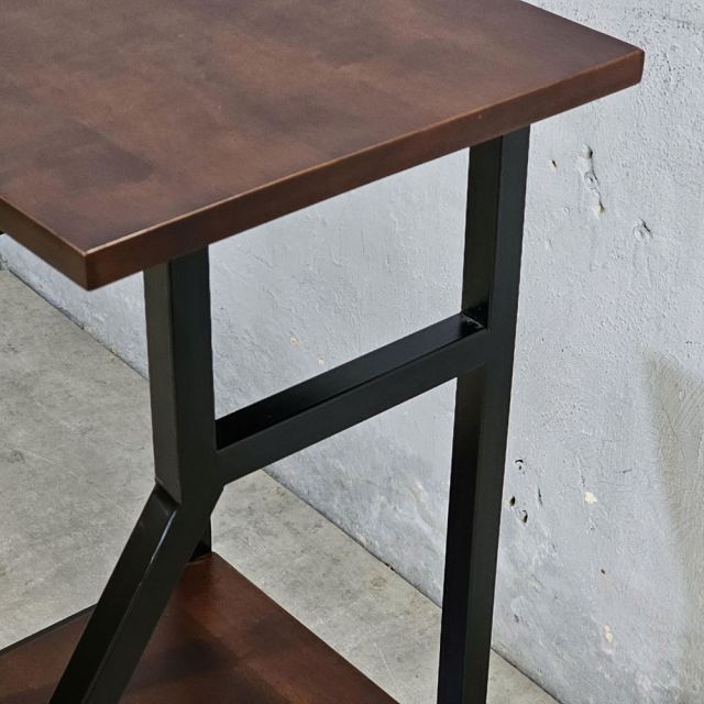 Kệ để máy tính có ngăn kéo 32.5x48x93cm gỗ cao su KCPU68028