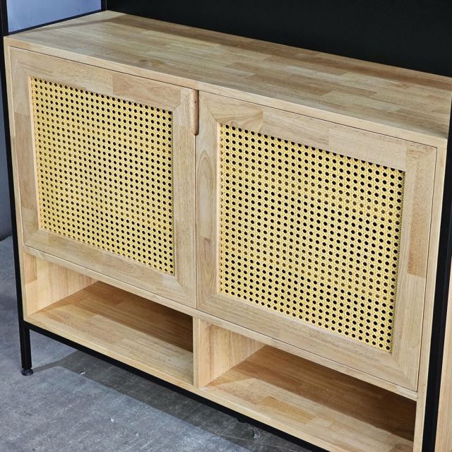 Kệ giày dép 120x37x200cm gỗ cao su KG68099