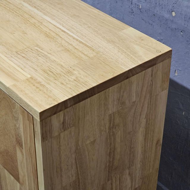 Tủ giày cửa lật 2 ngăn 50x30x80cm gỗ cao su KG68100