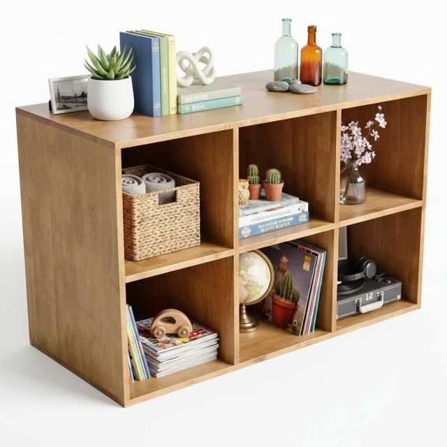 Kệ lưu trữ 116x56x75cm gỗ cao su KTB68238 Kệ lưu trữ 116x56x75cm gỗ cao su KTB68238