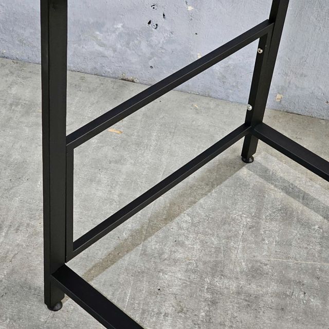 KMG68002- Kệ máy giặt 3 tầng gỗ Cao Su khung sắt