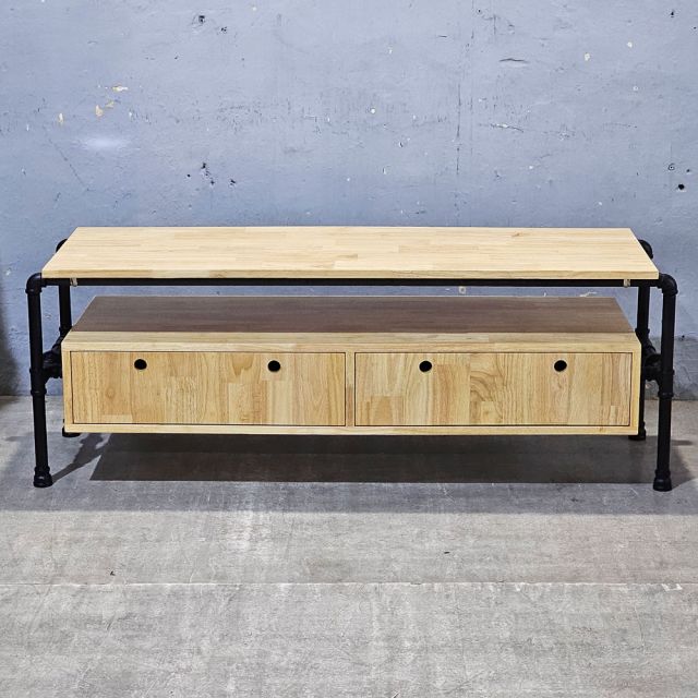 Kệ tivi PIPE ống nước hai ngăn kéo 140x45x50 (cm) KTV68021