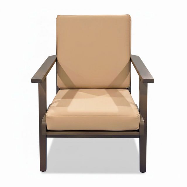 Ghế sofa đơn Land bọc da Si gỗ Ash GSD68120