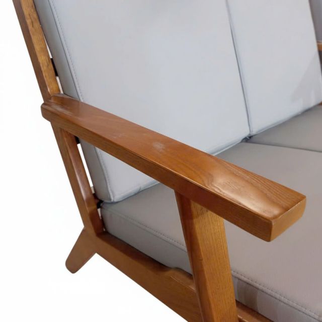 Ghế sofa Land đôi bọc da Si gỗ Ash SFB68108