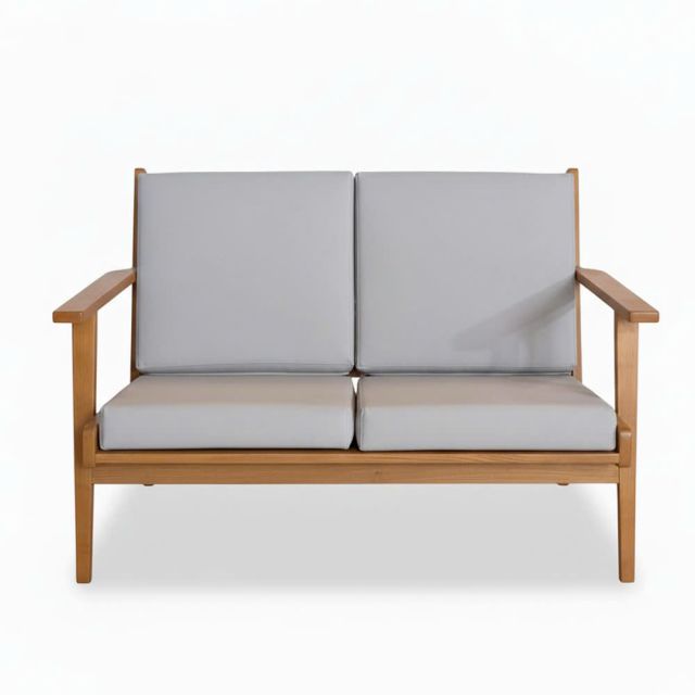 Ghế sofa Land đôi bọc da Si gỗ Ash SFB68108