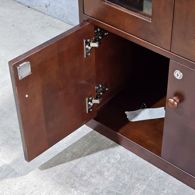 Tủ để đồ 60x40x120cm gỗ cao su KTB68240