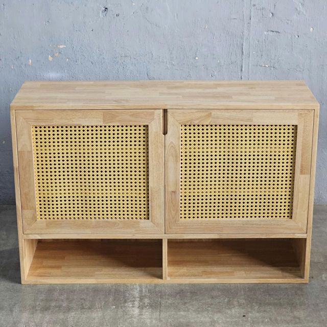 Tủ giày dép 120x35x75cm gỗ cao su KG68098