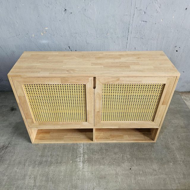 Tủ giày dép 120x35x75cm gỗ cao su KG68098