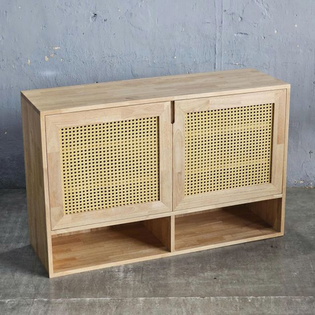 Tủ giày dép 120x35x75cm gỗ cao su KG68098