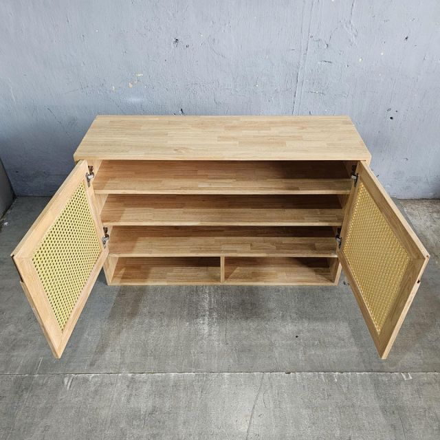 Tủ giày dép 120x35x75cm gỗ cao su KG68098