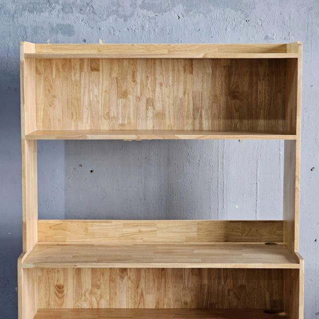 Tủ kệ nhà bếp 117x45x193cm gỗ cao su KB68076