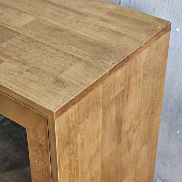 Tủ cửa kính 120x40x140cm gỗ cao su KTB68237